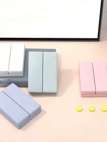 1Pc 7-Day Pill Organizer Box, Divided Design, Suitable For Travel, Store Medicines, Vitamins And Fish Oil Supplements, Foldable Double-Layer Storage Box, Magnetic 7-Compartment Pill Case - one-size - View 10