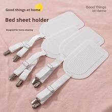 2/4pcs Sheet And Mattress Fasteners, Elastic Anti-Slip Clips For Bed Sheet Quilt Mat Anti-Slip Holders - Multicolor - View 8