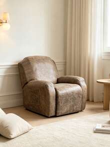 1 Stück mattierte PU-Split-Massage-Sofabezug, elastischer Vollschutz-Sofaschoner, geeignet für Hotel, Kalligraphie-Massage-Sofa, Hellgrau, Dunkelbraun, Schulanfang, Schulbedarf, Wohnheim-Dekoration, College-Dekoration - Verschiedenfarbig - Übersicht 3