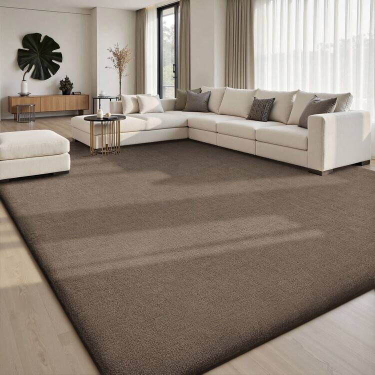 Sour Lemon Carpet Rugs Living Room Large 120 X 170, Rugs For Bedroom, Washable Area Rugs, Anti Slip Fluffy Rug Shaggy Large Grey Rug Carpets, Extra Large Rugs For Living Room BedRoom, Home Decor - Chocolate - View 12