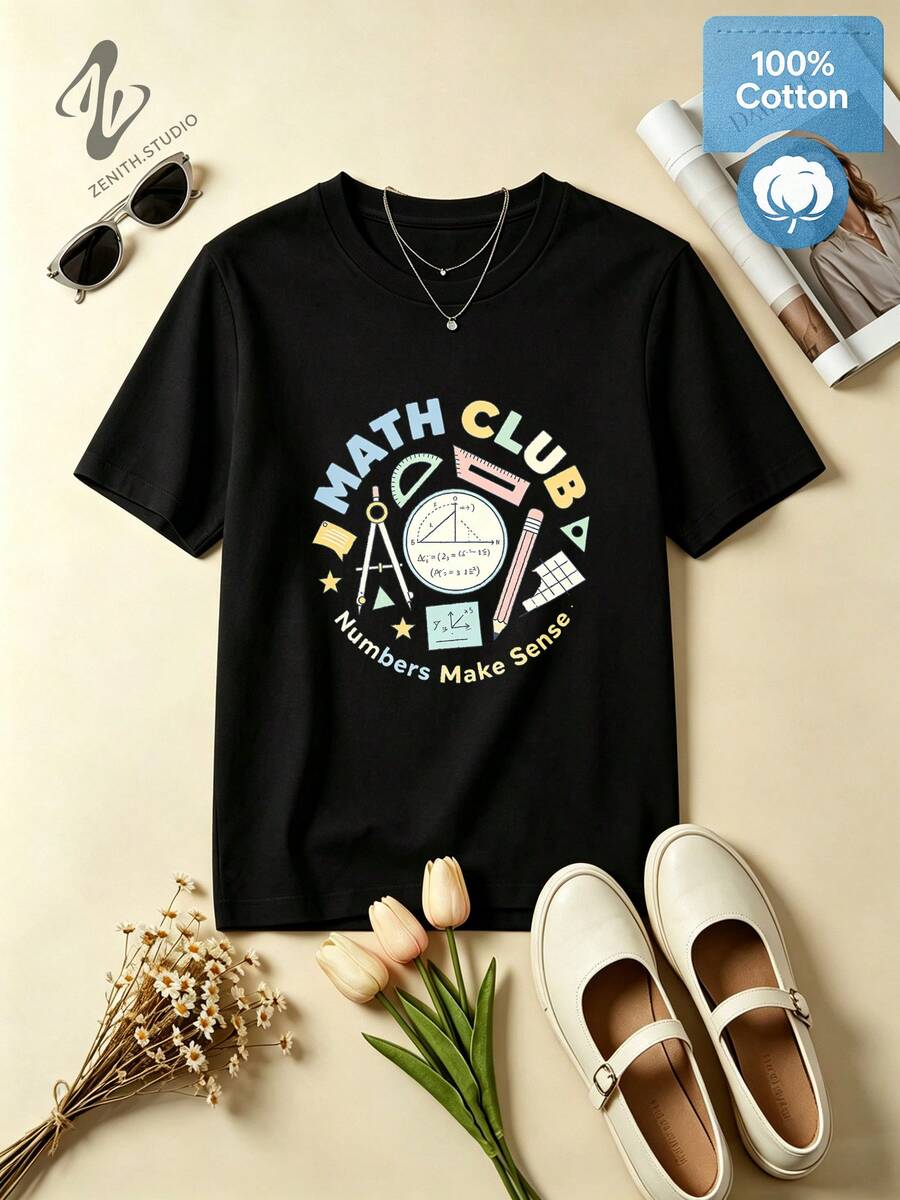 Women T-Shirts - 黑色 - 查看 1