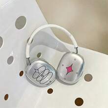 1 Pasang Ikat Kepala Gaya Korea Kartun Max TPU untuk Earphone Bluetooth Casing Pelindung Lembut Transparan - MultiWarna - View 1