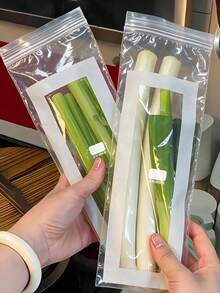 15入 PE密封儲存袋，適用冰箱存放水果、肉類、蔬菜與穀物，節省冷凍庫空間，透明耐用，廚房收納整理必備配件 - 彩色 - 查看 2