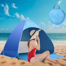 Automatic Pop-Up Camping Tent, Windproof And Sun-Resistant, Suitable For Park Camping Trips, Outdoor Hiking Adventures, Beach Family Vacations, Portable Foldable Design, The Perfect Holiday Gift - 1PC - View 10