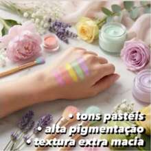 Delineador Colorido Luisance - Apontável. à prova d'água, alta pigmentação, oftalmologicamente testado, hipolergênico - Lilas Pastel - Visão 2