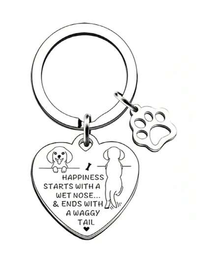 Dog Keychain, Car Keychain, Backpack Decoration Pendant, Gift For Dog Lovers.