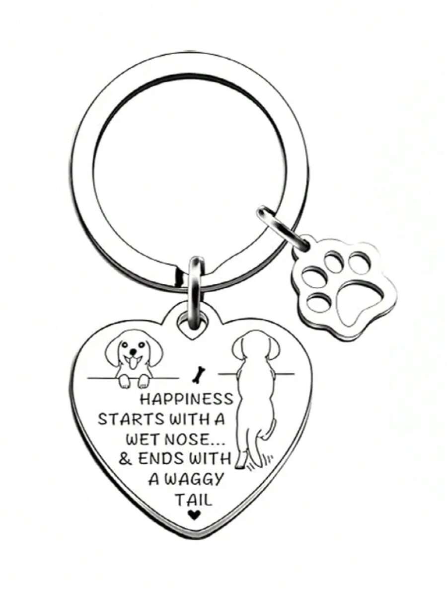 Dog Keychain, Car Keychain, Backpack Decoration Pendant, Gift For Dog Lovers.