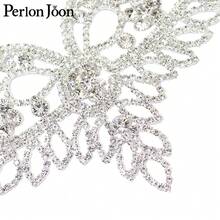 Perlon Joon 1PC DIY Welding Crystal Patch Rhinestone Applique Trim Neckline For The Bride's Wedding Dress Hand Sewing Clothing Accessories YL006 - YL006 - View 4