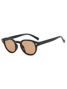 1PC Women's New Square Frame Retro Artistic Textured Sunglasses, Daily Casual Street Commute Driving Travel Beach Vacation Photography Versatile Fashion Accessory - Multicolor - View 21