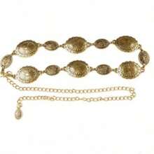 Middle East Wear-Resistant Silver & Gold Hollow Bohemian Style Waist Chain Fashion Adjustable Metal Waist Belt For Women Party - Butterfly - View 5