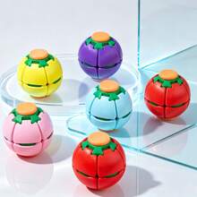 Smooth Rotating Press Ball, Colorful Mini Pocket Finger Toy, Portable Stress & Anxiety Relief Fidget Toy, Novelty Daily Relax Gift - Multicolor - View 10