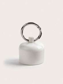 1pc Portable Jewelry Storage Box,Pill Box Key Chain Container, Key Chain, Portable Ring Holder Key Chain, Women Travel Ring Holder Key Chain, Earrings, Rings, Small Round Metal Ring Box, Convenient For Outdoor Travel Jewelry Storage - Multicolor - View 8