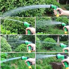 Expandable Garden Hose, Durable Waterproof Soft Hose, Magic Garden Hose With Triple Expansion Function, Equipped With Spray Gun And 7-Way Adjustable Nozzle - Black - View 4