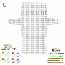 DIY Crochet Bag Kit With Plastic Mesh Canvas Sheets And Ribbon Set, Suitable For DIY Handmade Shoulder Bag, Includes Crochet Tools - Multiple Attributes - View 13