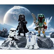 Simba JadaToys Premium Metal Figure Series - Includes Grogu And Boba Fett - Multicolor - View 1