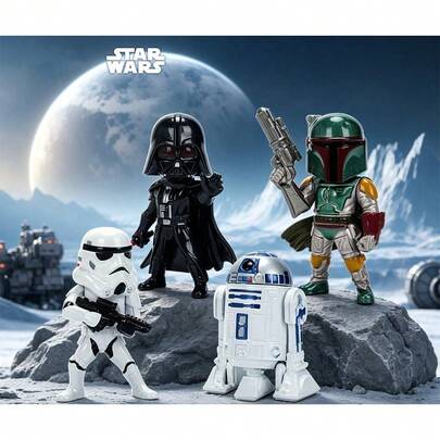 Simba JadaToys Premium Metal Figure Series - Includes Grogu And Boba Fett