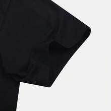 Nike Men's Cotton Soft Breathable Graphic Crew Neck Short Sleeve T-Shirt - Black - View 6