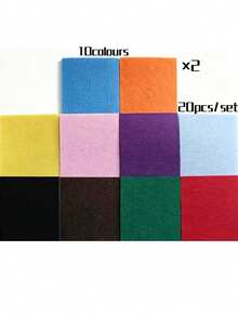 Filzstoff DIY handgemachtes Dekorationsset - 20 Stück - Übersicht 6
