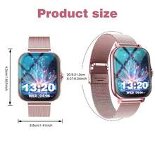 Reloj inteligente 2026 nuevo de 1,83 pulgadas para hombres y mujeres, diseño de doble correa con una variedad de colores de correa, con notificaciones, respuesta de llamadas, control de música, modos deportivos, compatible con iOS y Android, un regalo ideal para familiares y amigos - Silicona rosa + acero - Ver 11