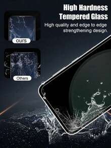 MSRI 适用于三星 Galaxy S20 FE、S21 FE、S23 FE、A02、A02S、A03、A03S、A04、A04S、A05、A15、A23、A24、A25、A31、A34、A35、A50、A50S、A54、A55、A72 系列的 1 片隐私钢化玻璃屏幕保护膜，日常防护，办公/居家隐私屏幕，防水防刮，手机配件 - 黑色 - 查看 7