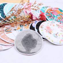 Random Prints Cloth Nursing Pads Reusable Breast Pads Breastfeeding Nipple Pads,More Prints Will Be Set Maybe Not Shown In Pictures - Multicolor - View 5