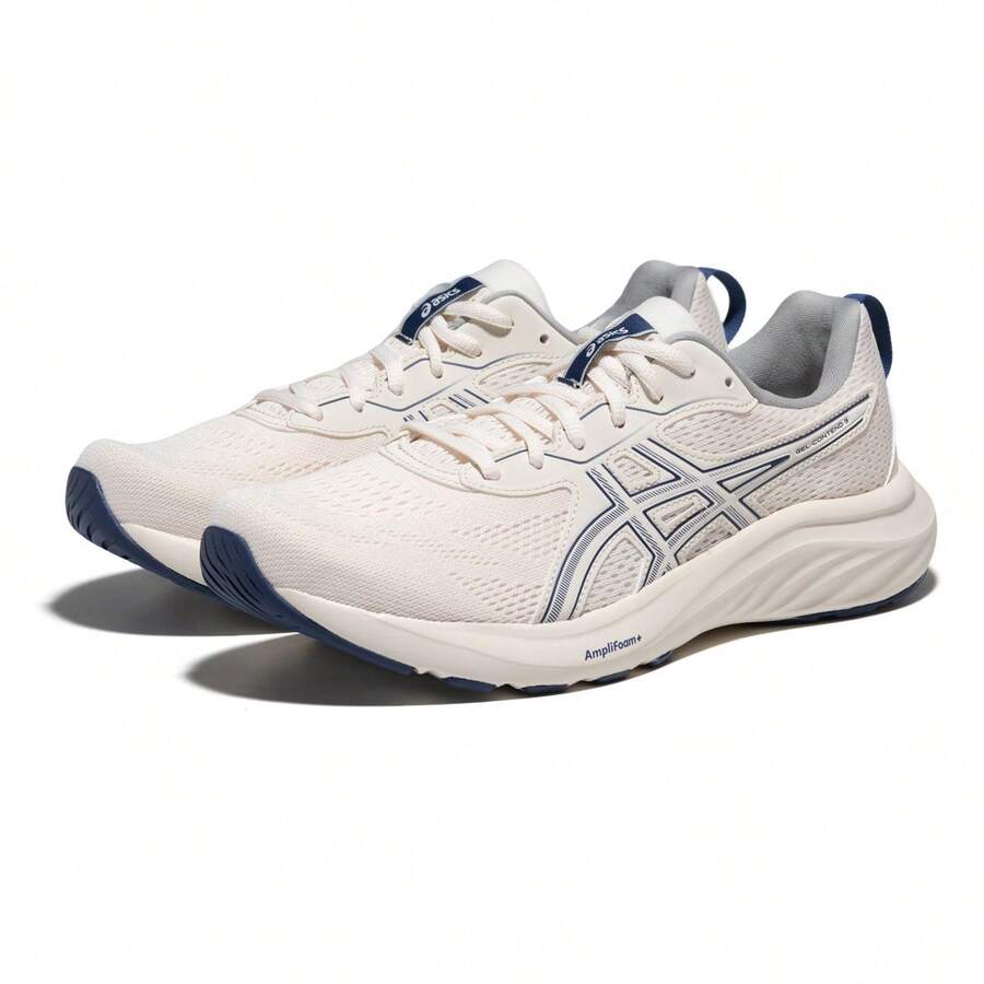 Asics Women Running Shoes - 米色/藍色 - 查看 1
