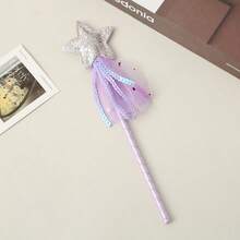 1pc/3pcs Glowing Star Magic Wand, Fairy Wand Dance Performance Prop - Multicolor - View 2