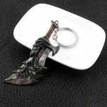 New God Of War 4 Kratos Sword Keychain Pendant Keyring Jewelry Men And Women Car Key Chain Accessories - A - View 7