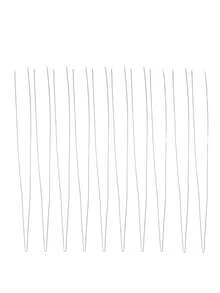 Steel Wire Flexible Durable Collapsible Big Eye Embroidery Beading Needles Easy Threading Sewing Needles Open End For Any Thread Size Jewelry Making 10cm/4in(Folded Length) 10 Pcs - View 10