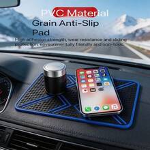 Car Dashboard Anti-Slip Mat, Center Console Decor, Phone & Perfume Holder, Heat-Resistant Car Accessory - Multiple Styles - View 10