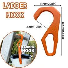 2件/組 便攜式梯子掛鉤，多用途油桶與維修工具懸掛支架，實用梯子配件，適用於居家牆面與屋頂維護，防止頻繁上下攀爬 - 多色 - 查看 1