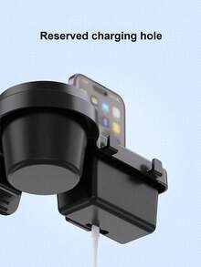 Car Door Hanging Cup Holder Storage Box, Multi-Function Window Side Beverage Cup Holder, Phone, Keys, Miscellaneous Items Organizer Rack, Universal Car Accessory - A - View 5