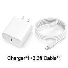 Charger Dinding USB C 30W Steker AS + Kabel USB C ke Type C Tahan Lama 3,3 kaki/100 cm, Kit Pengisian Cepat Kompatibel dengan iPhone 17 Pro Max/17 Pro/17/16 Pro Max/16 Pro/16 Plus/16/15 Pro Max/15 Pro/15 Plus/15, Set Adaptor - Steker Tipe AS A (110-127V) - View 12