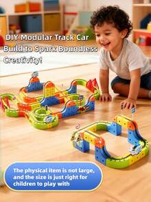 Electric Train Set For Kids,Boys Toys,Montessori Toys,Kids Toys,Train Toys,Toys,Games,Train Track,Marble Run,Toys,Christmas,Car Track,Montessori Toys - Multicolor - View 7