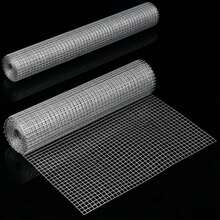 2 Sheets 1_4 Inch 137 X 40 Inches Chicken Wire Fence Wire Mesh Roll Hardware Cloth Small Galvanized Welded Metal Cage Fence For Crafting - White - View 6