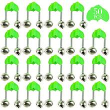 10/20/30/50pcs Clip-On Fish Bell Fishing Rod Alarm Bell For Fishing Rods And Sea Fishing - Multicolor - View 1