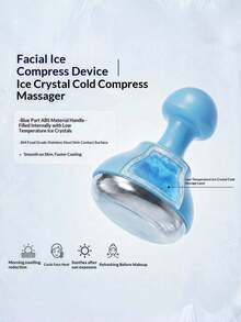 1pc Cooling Facial Ice Massage Roller, Relieves Morning Puffiness And Sunburn - Multicolor - View 9