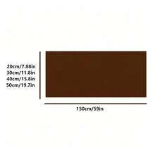 1 Self-Adhesive PVC Leather Repair Patch, Leather Repair Tape, DIY Suitable For Repairing Sofas, Chairs, Tables, Handbags, Shoes, And Motorcycle Seats - Dark Brown - View 3