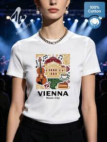 Women T-Shirts - White - View 3