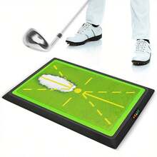 1pc Golf Training Mat, For Swing Detection, Ball Hitting, Golf Tracking Detection, Golf Swing Practice Mat - Multicolor - View 1