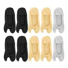 New Summer Lightweight Breathable Invisible Boat Socks Women's Japanese Style Silicone Anti-Slip Toe Separator Socks Seamless Toe Separator Socks - Multicolor - View 9