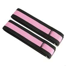 2 piezas Bandas ajustables de restricción del flujo sanguíneo para piernas - Mejoran el crecimiento y la fuerza muscular, adecuadas para entrenamiento de piernas, ejercicios de glúteos - Multicolor - Ver 9