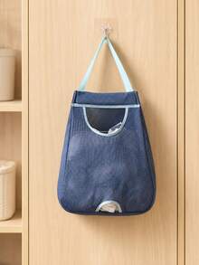 1/2pcs Plastic Bag Storage Mesh Bag, Plastic Bag Storage Rack, Suitable For Kitchen, Behind Door Storage, Kitchen Organization, Kitchen Essentials, Kitchen Accessories, Bathroom Accessories, Household Kitchen Tools, Kitchen Decor, Plastic Bag Dispenser, Kitchen Accessories - View 8