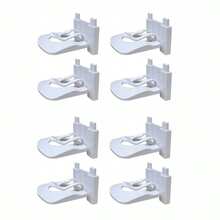 2/4/8pcs Baseball Cap Storage Hooks, Connectable Hat Rack, Practical Hat Storage Organizer, Strong Adhesive Wall-Mounted Design, No Drilling Installation, Suitable For Closet/Cabinet Door/Wall, Baseball Cap Storage & Display Rack - Multicolor - View 12