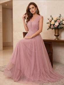 Grife Velasco Women Prom & Evening Dresses - 乾枯玫瑰色 - 查看 5