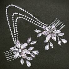 1pc Elegant Iron Hair Comb Bridal Wedding Hair Accessory For All Seasons - Color - View 7
