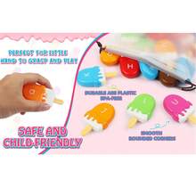 Children's Ice Cream Matching Toy, Letter And Color Recognition, Hand-Eye Coordination, Early Education Fun Toy, Enlightenment Teaching Aid For Boys And Girls (Ice Cream Color And Style Random) - Multicolor - View 9