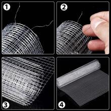 2 Sheets 1_4 Inch 137 X 40 Inches Chicken Wire Fence Wire Mesh Roll Hardware Cloth Small Galvanized Welded Metal Cage Fence For Crafting - White - View 5