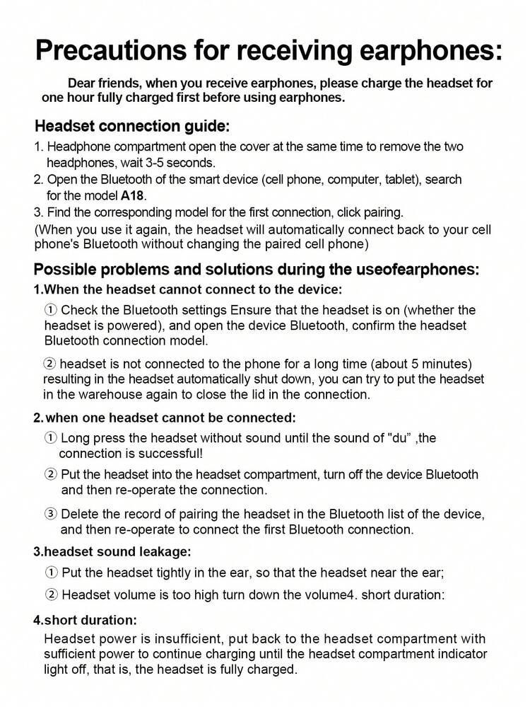 Bluetooth Earphones, Wireless Bluetooth Headphones Compatible With All Smartphones - View 9