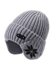 1pc Unisex Autumn/Winter Warm Knitted Beanie Hat, Windproof, Ear-Protective, Fashionable Versatile Knitted Hat For Daily Outdoor Wear - Multicolor - View 14